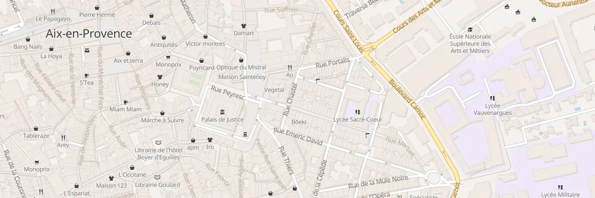 Plan du 9 Rue Chastel à Aix-en-Provence
