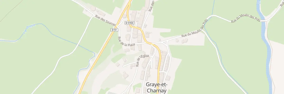 Plan du 1 Pl du Village à Graye-et-Charnay