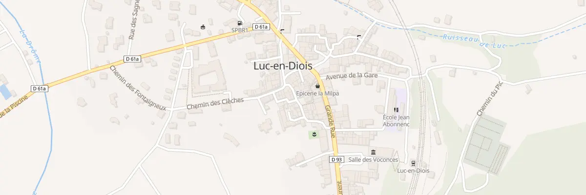 Plan du 5170A Rue Chauchai à Luc-en-Diois