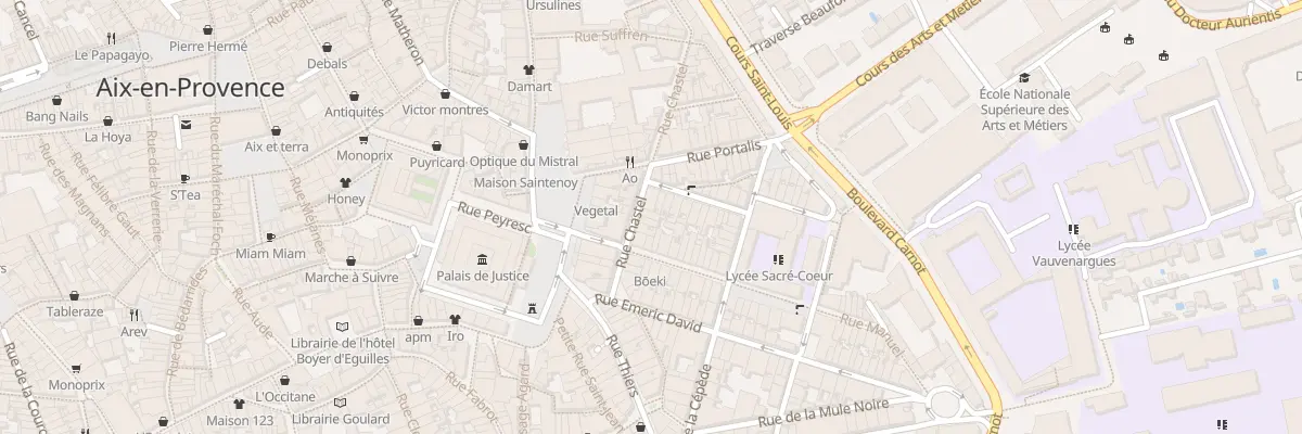 Plan du 13 Rue Chastel à Aix-en-Provence