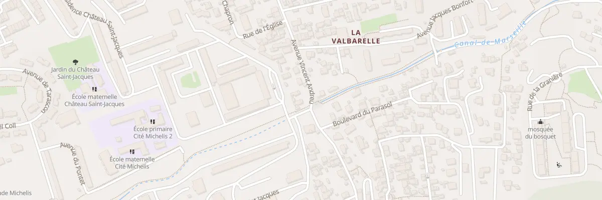 Plan du 108 Av Vincent Andreu à Marseille 11e Arrondissement