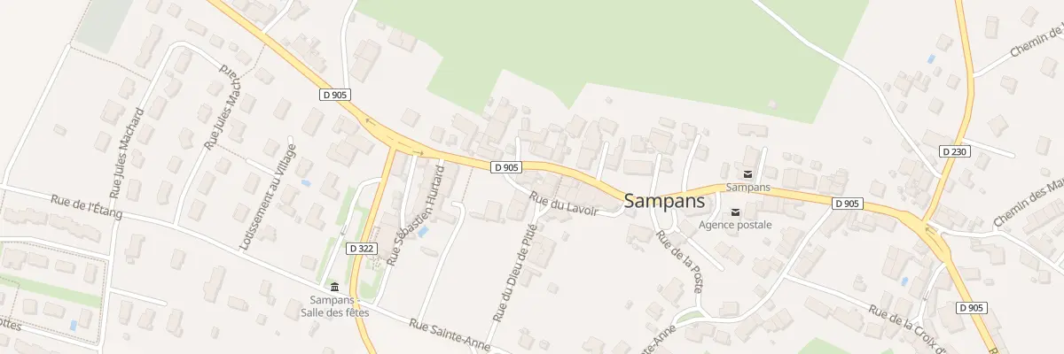 Plan du 12 Rue de Dijon à Sampans