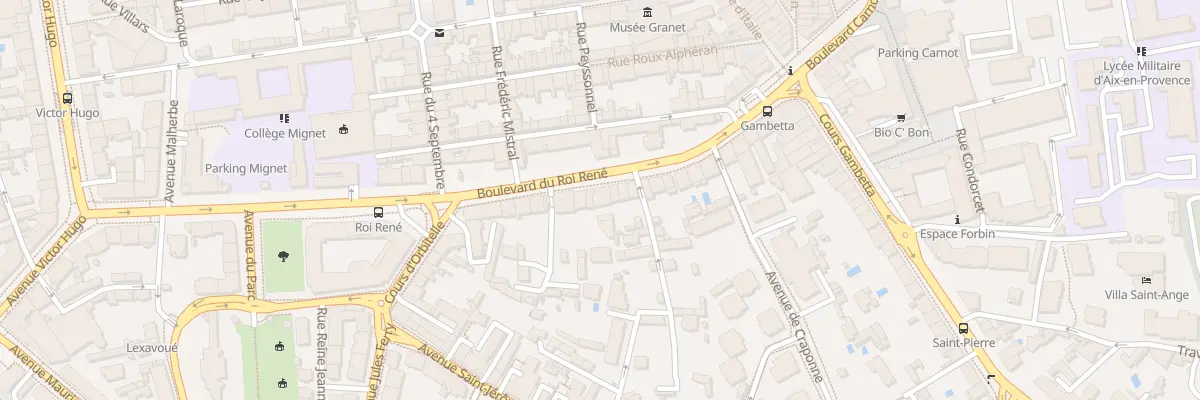 Plan du 42T Bd du Roi René à Aix-en-Provence