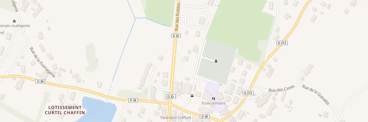 Plan du 140 Rue des Erables à Commenailles