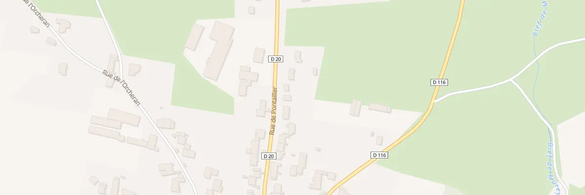 Plan du 22 Rue de Pontailler à Vielverge