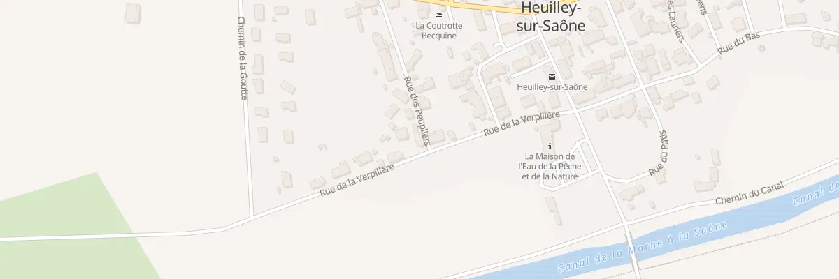 Plan du 16 Rue des Peupliers à Heuilley-sur-Saône