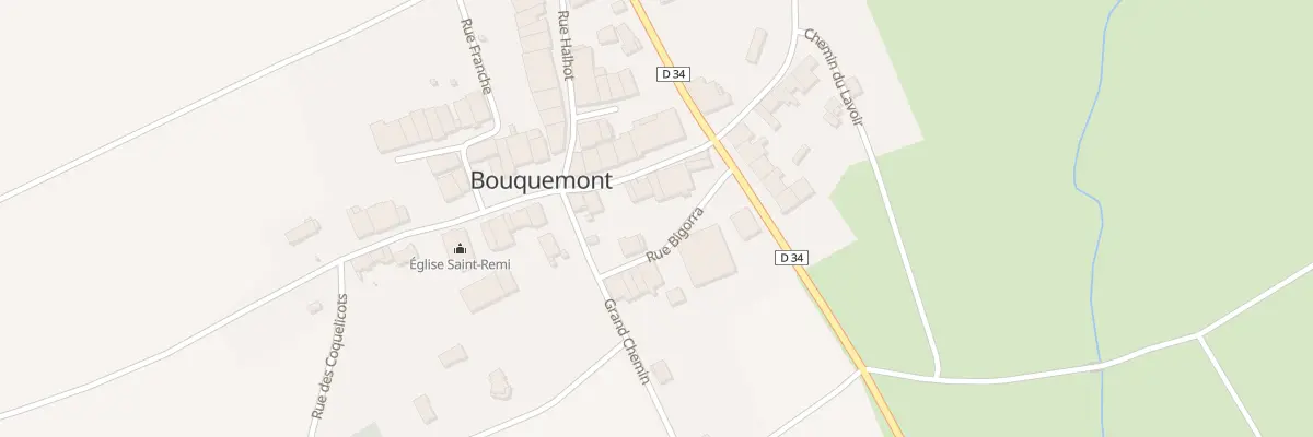 Plan du 8 Rue Basse à Bouquemont