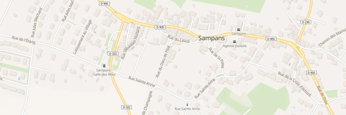 Plan du 6 Rue du Dieu de Pitie à Sampans