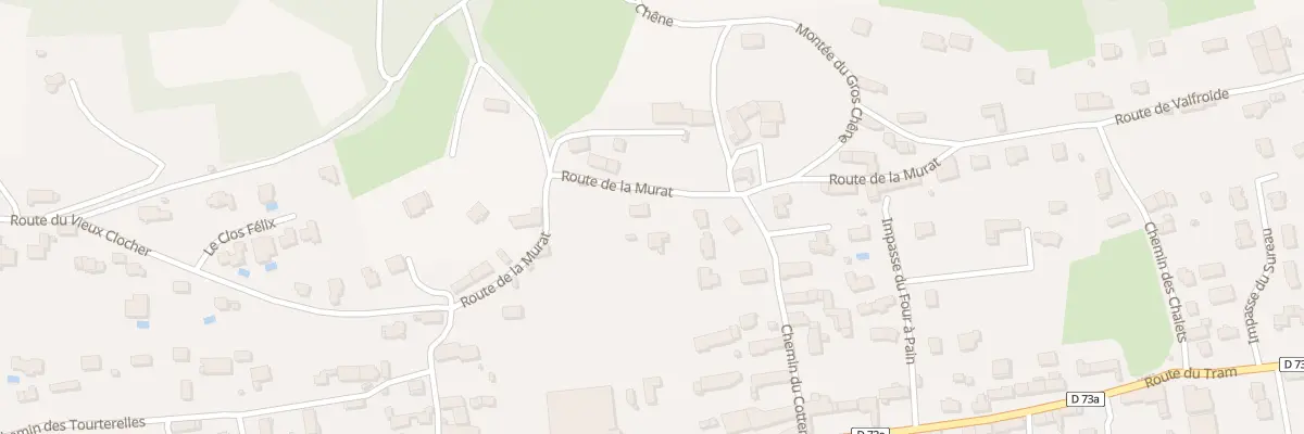 Plan du 232 Rte de la Murât à Colombe