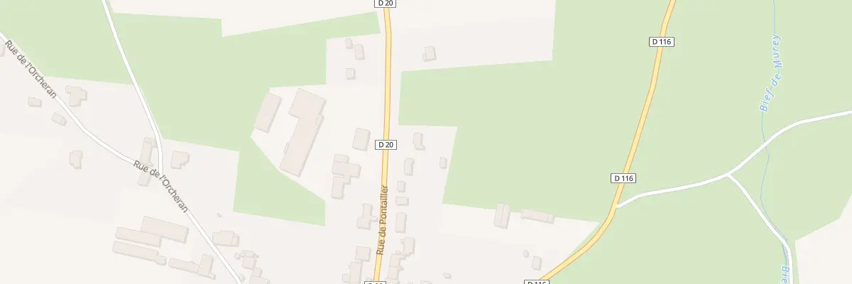 Plan du 28 Rue de Pontailler à Vielverge