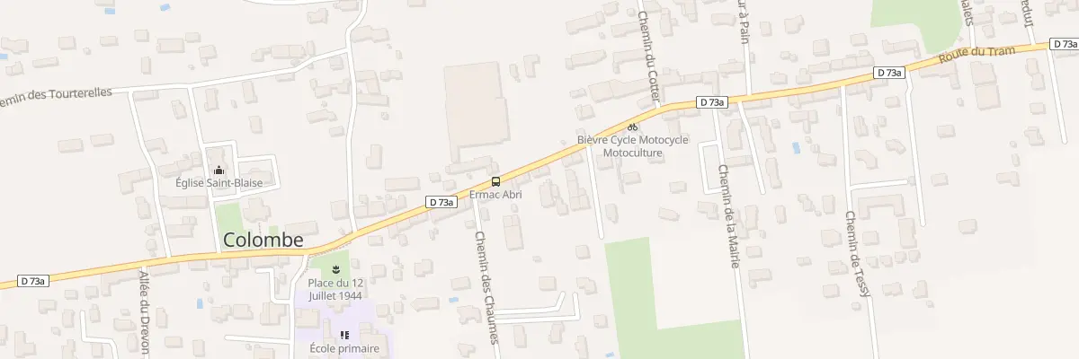 Plan du 1614 Rte du Tram à Colombe