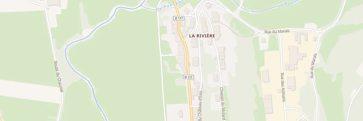 Plan du 361 Rte de Lons - La Riviere à Val Suran