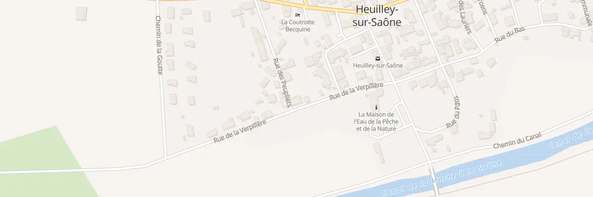 Plan du 10 Rue de la Verpillère à Heuilley-sur-Saône