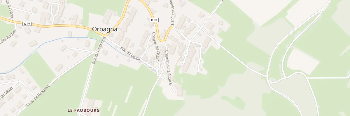 Plan du 3 Che de la Source Orbagna à Beaufort-Orbagna