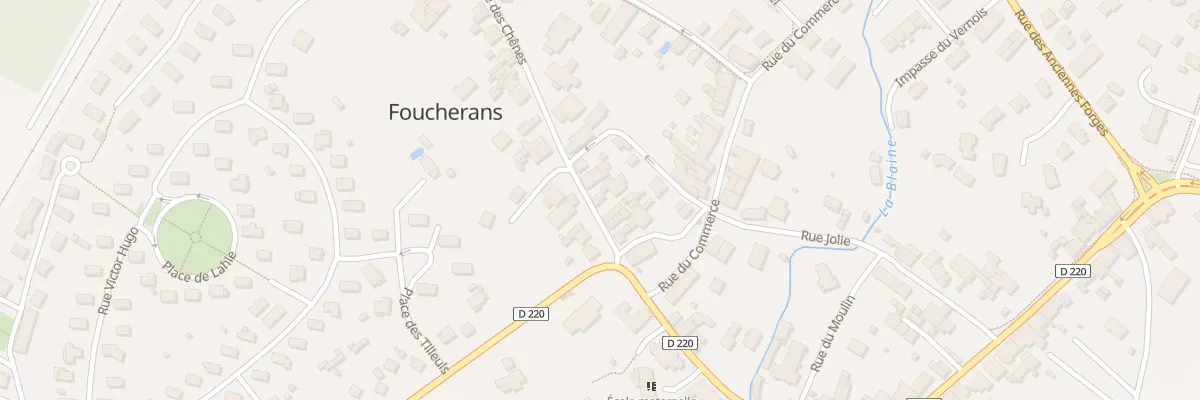 Plan du 12 Rue des Chênes à Foucherans