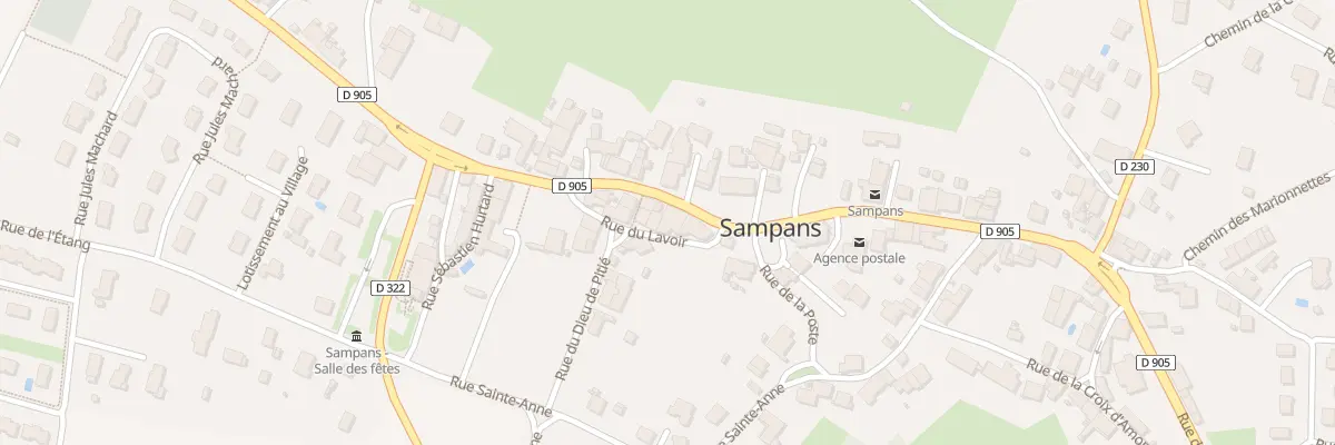 Plan du 8 Rue de Dijon à Sampans