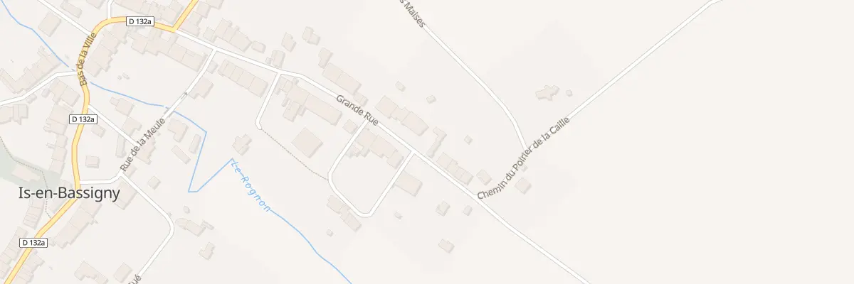 Plan du 29 Rue Grande Rue à Is-en-Bassigny