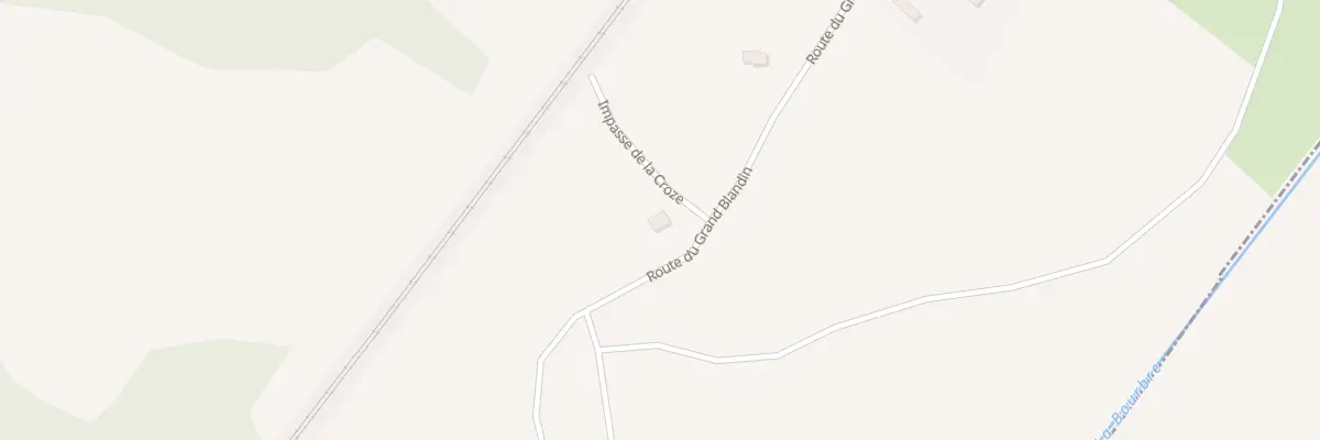 Plan du 1 Imp de la Croze à Blandin