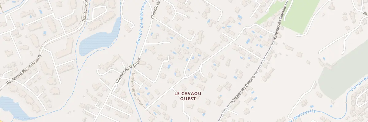 Plan du 173 Che du Cavaou à Marseille 13e Arrondissement