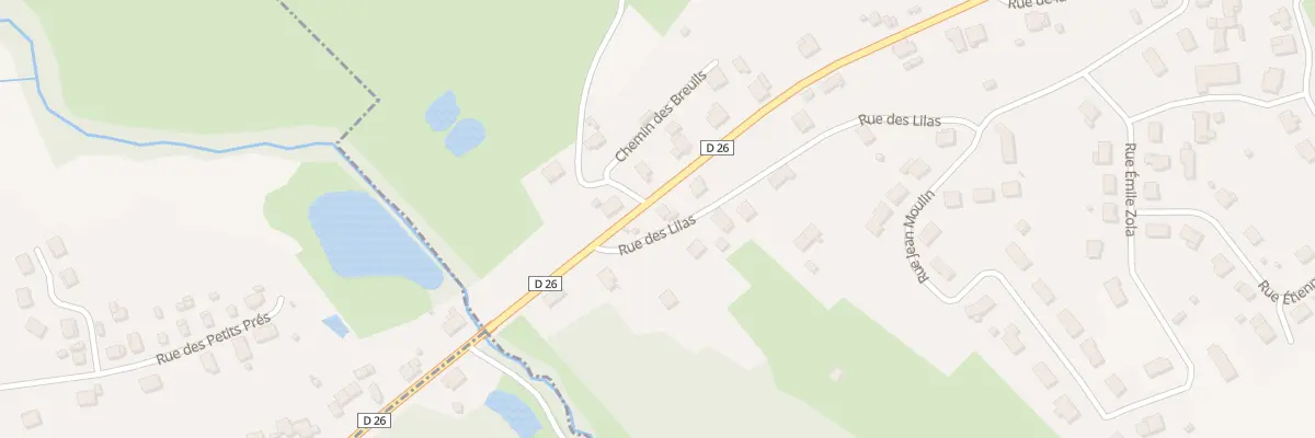 Plan du 23 Rue Pasteur à Torcenay