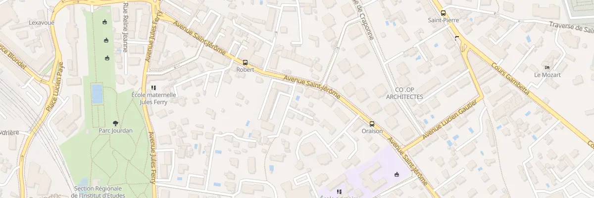 Plan du 24 Av Saint-Jérôme à Aix-en-Provence