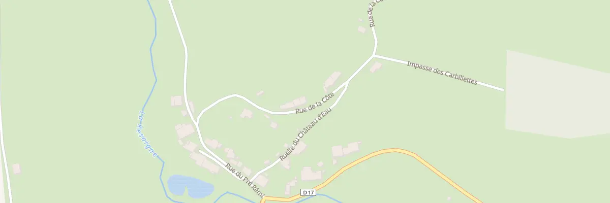 Plan du 56 Rue de la Cote à Grandchamp