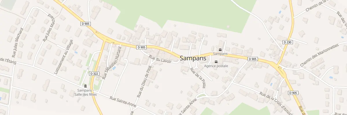 Plan du 6 Rue de Dijon à Sampans
