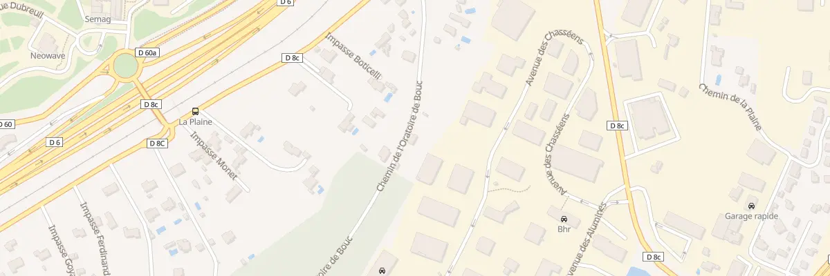 Plan du 9551 L’Oratoire de Bouc à Gardanne
