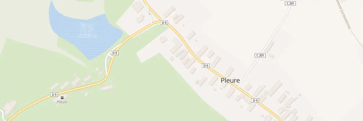Plan du 8 Rte du Centre à Pleure