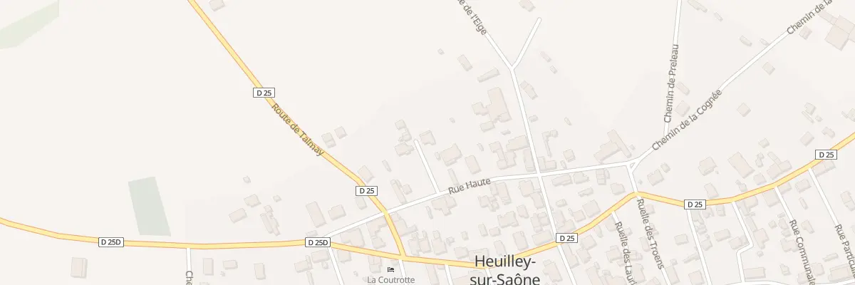 Plan du 21 Rue Haute à Heuilley-sur-Saône