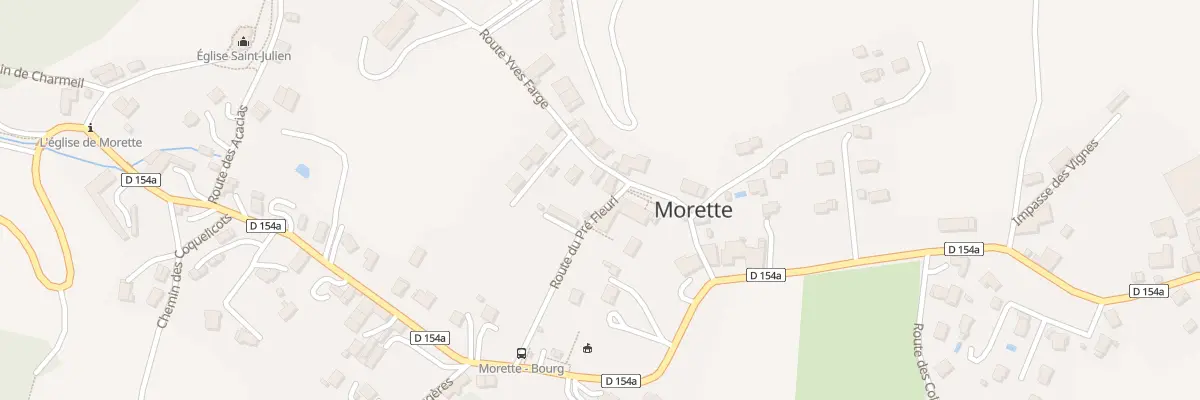 Plan du 5037 Morette à Morette