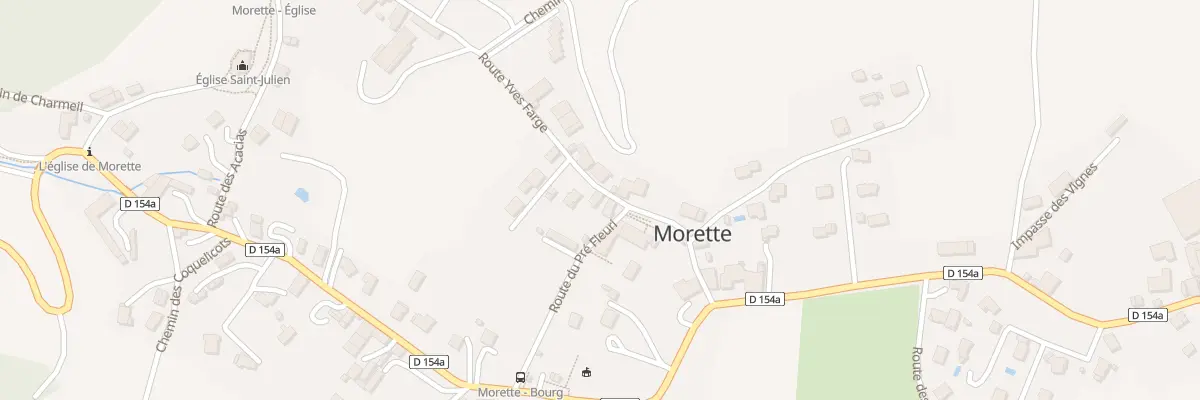 Plan du 137 Rte Yves Farge à Morette