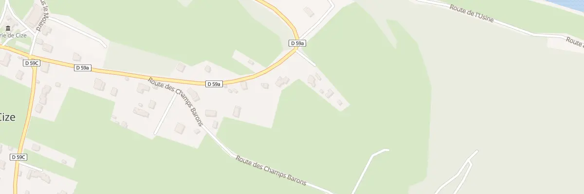 Plan du 16 Rte du Viaduc à Cize