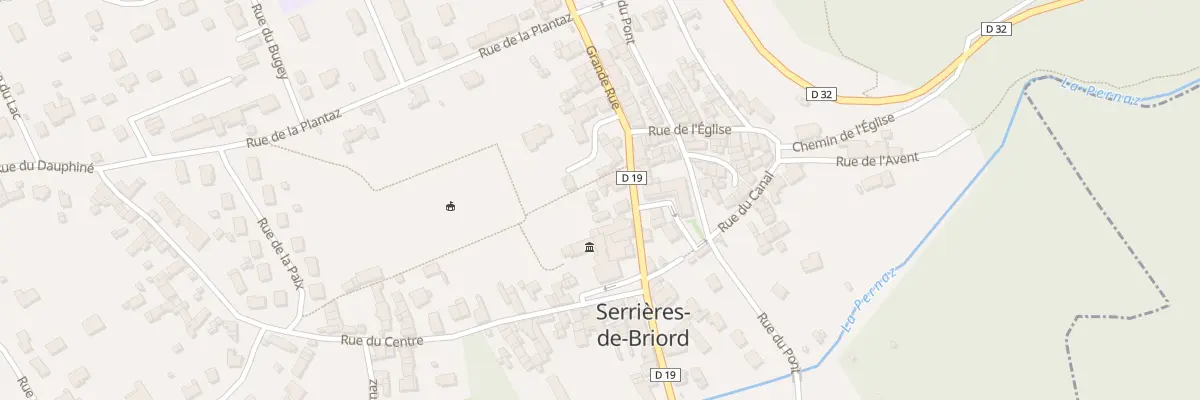 Plan du 40C Gr Grande Rue à Serrières-de-Briord