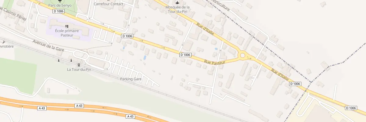 Plan du 30 Rue Pasteur à La Tour-du-Pin