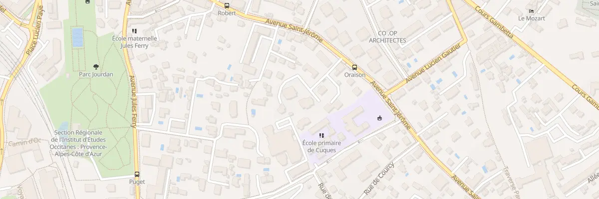 Plan du 32B Av Saint-Jérôme à Aix-en-Provence