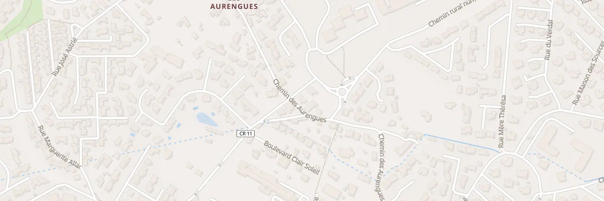 Plan du 46 Che Aurengues à Marseille 13e Arrondissement