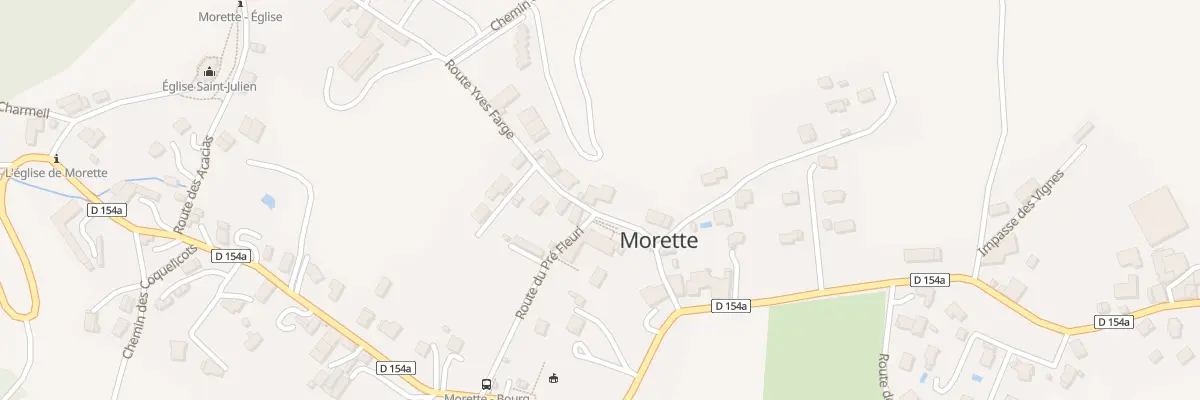 Plan du 5055 Les Molards à Morette
