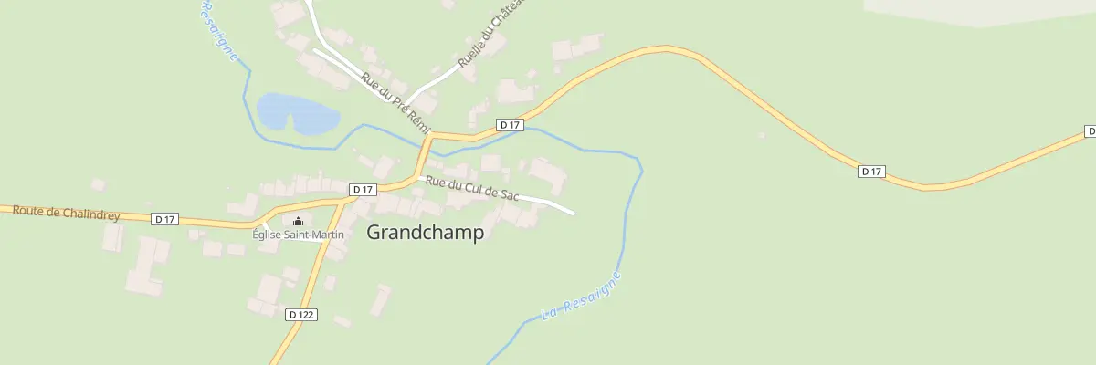 Plan du 5 Rue du Cul du Sac à Grandchamp