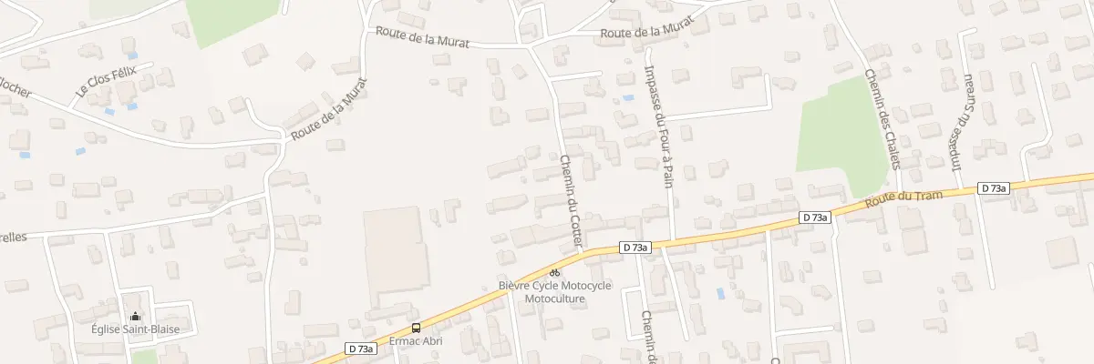 Plan du 59 Che du Cotter à Colombe