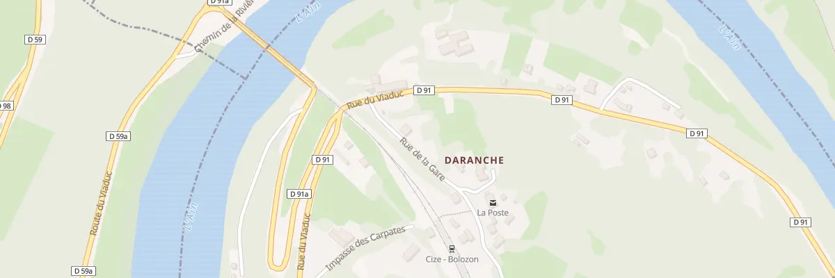 Plan du 51 Rue de la Gare à Bolozon