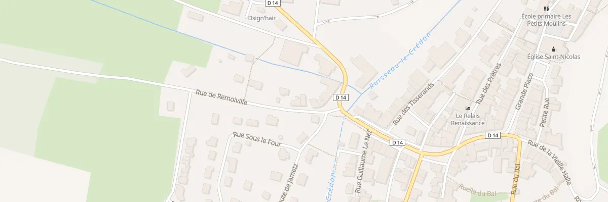Plan du 3 Rue de Remoiville à Marville