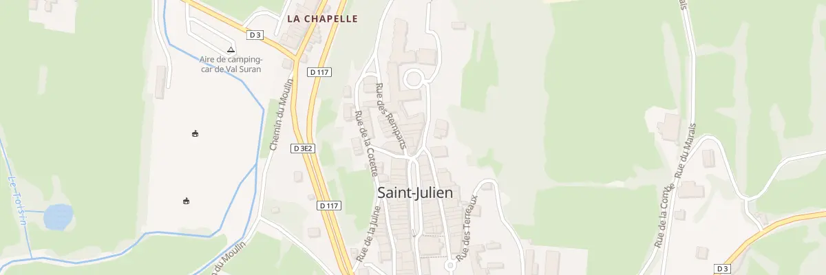 Plan du 22 Rue des Remparts à Val Suran