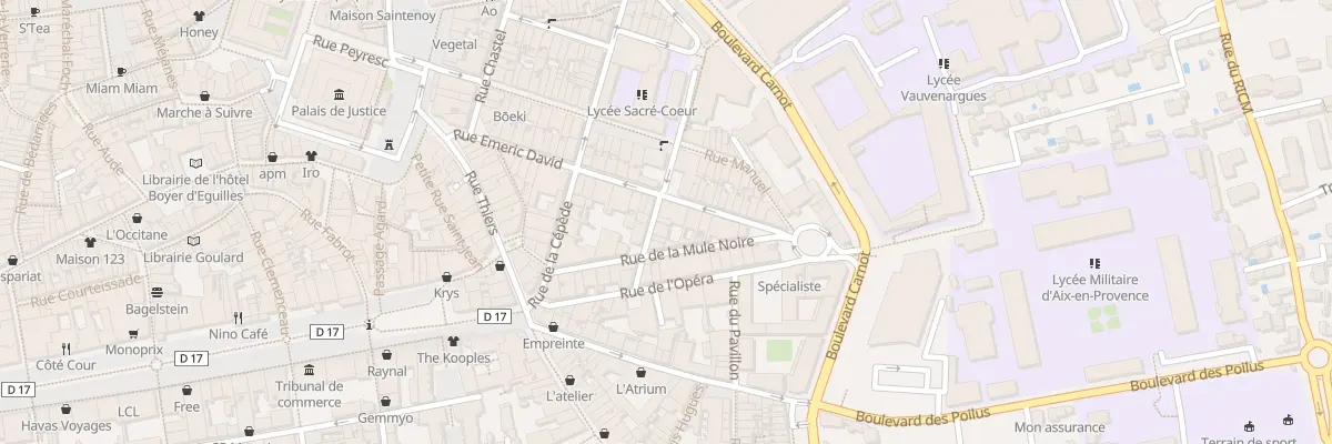 Plan du 24 Rue Emeric David à Aix-en-Provence