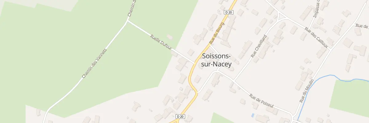 Plan du 5 Rue du Bourg à Soissons-sur-Nacey