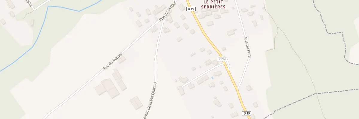 Plan du 72B Grande Rue à Serrières-de-Briord