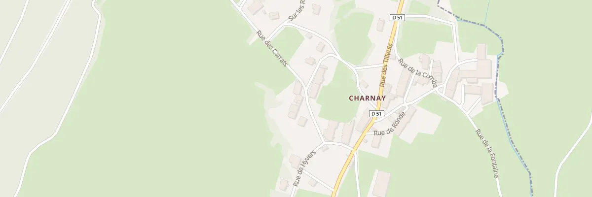 Plan du 133 Rue des Carrats à Graye-et-Charnay
