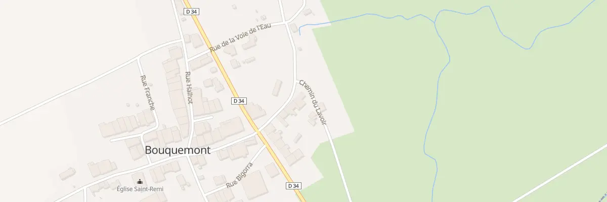 Plan du 8 Rue De L Abreuvoir à Bouquemont