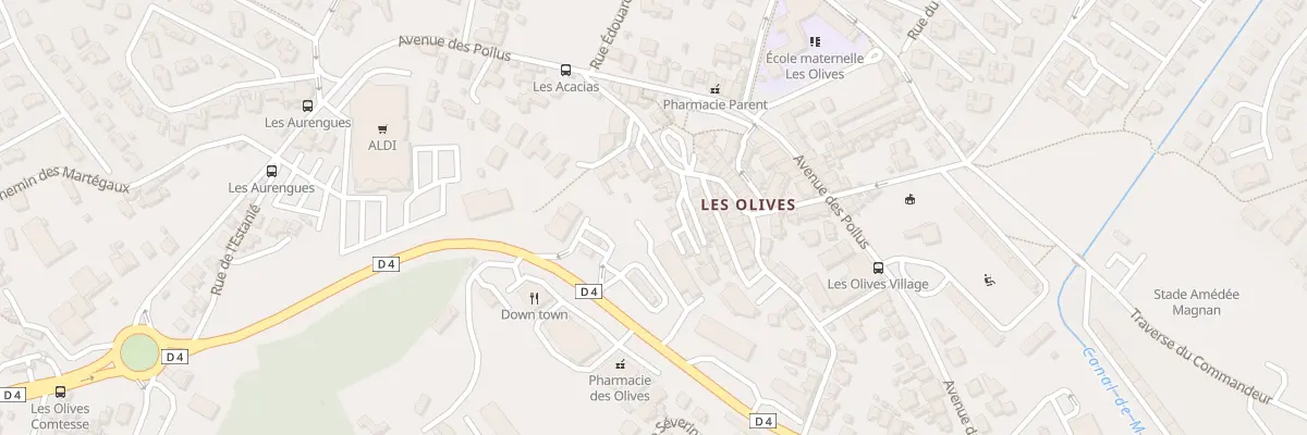 Plan du 2 Imp du Pont à Marseille 13e Arrondissement