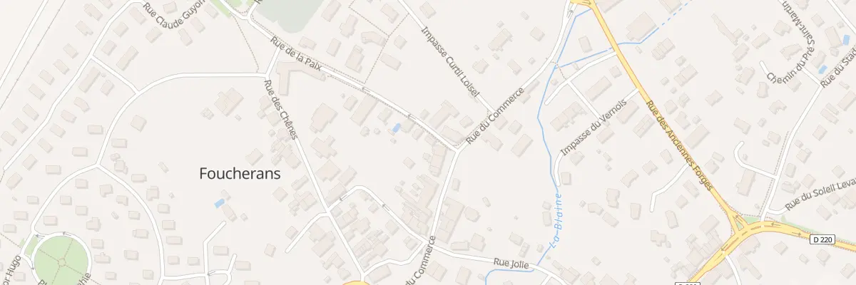 Plan du 17 Rue du Commerce à Foucherans